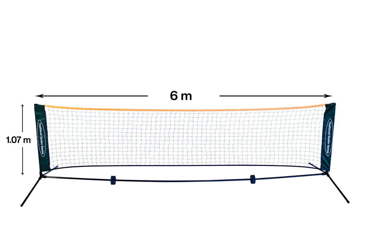 Doubles Tennis Set with 6m Net