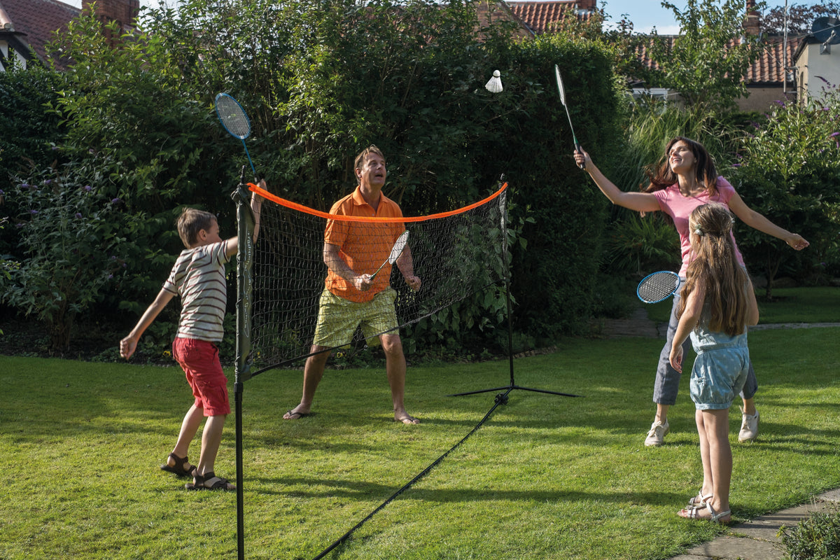 4 Player Badminton &amp; Volleyball with 3m Net