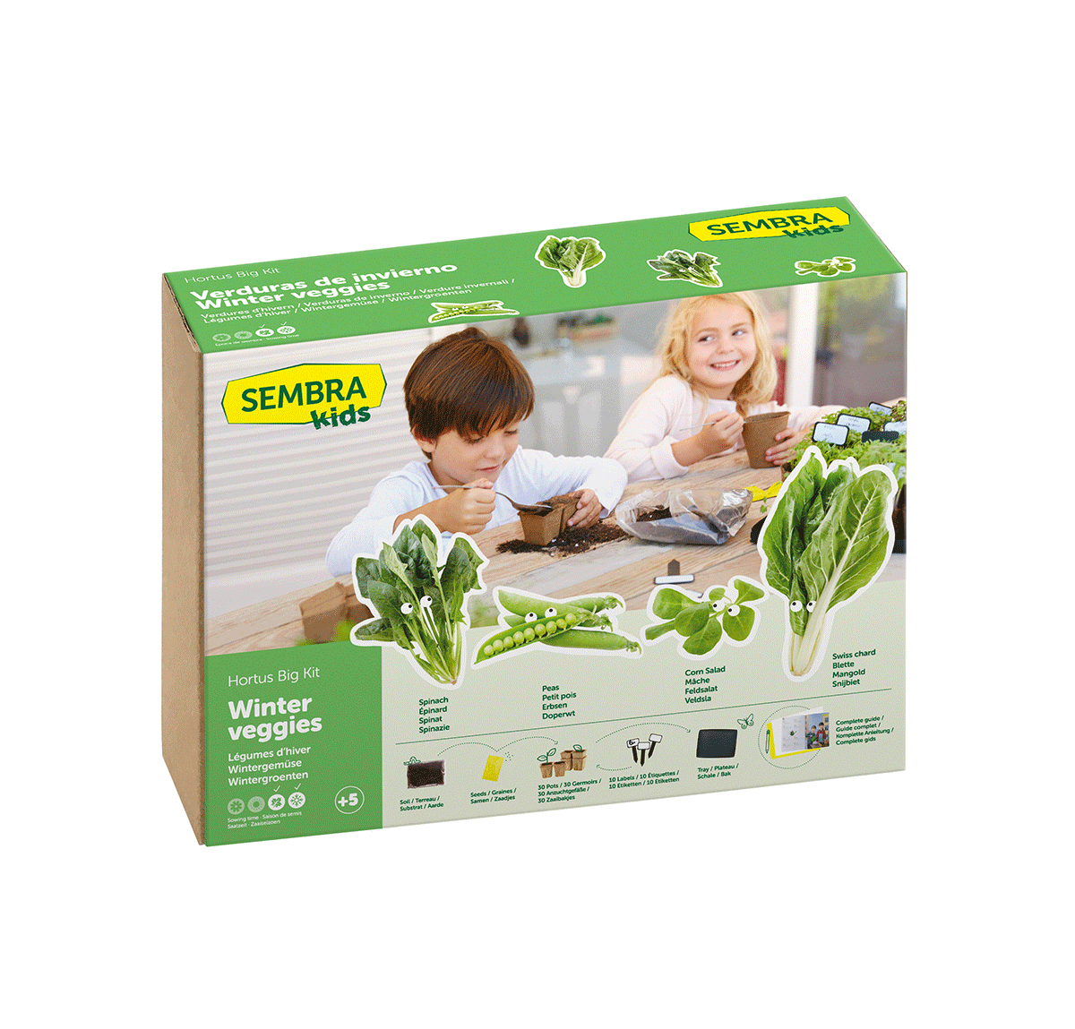 Traditional Garden Games Sembra BIG Winter Vegetable Kit