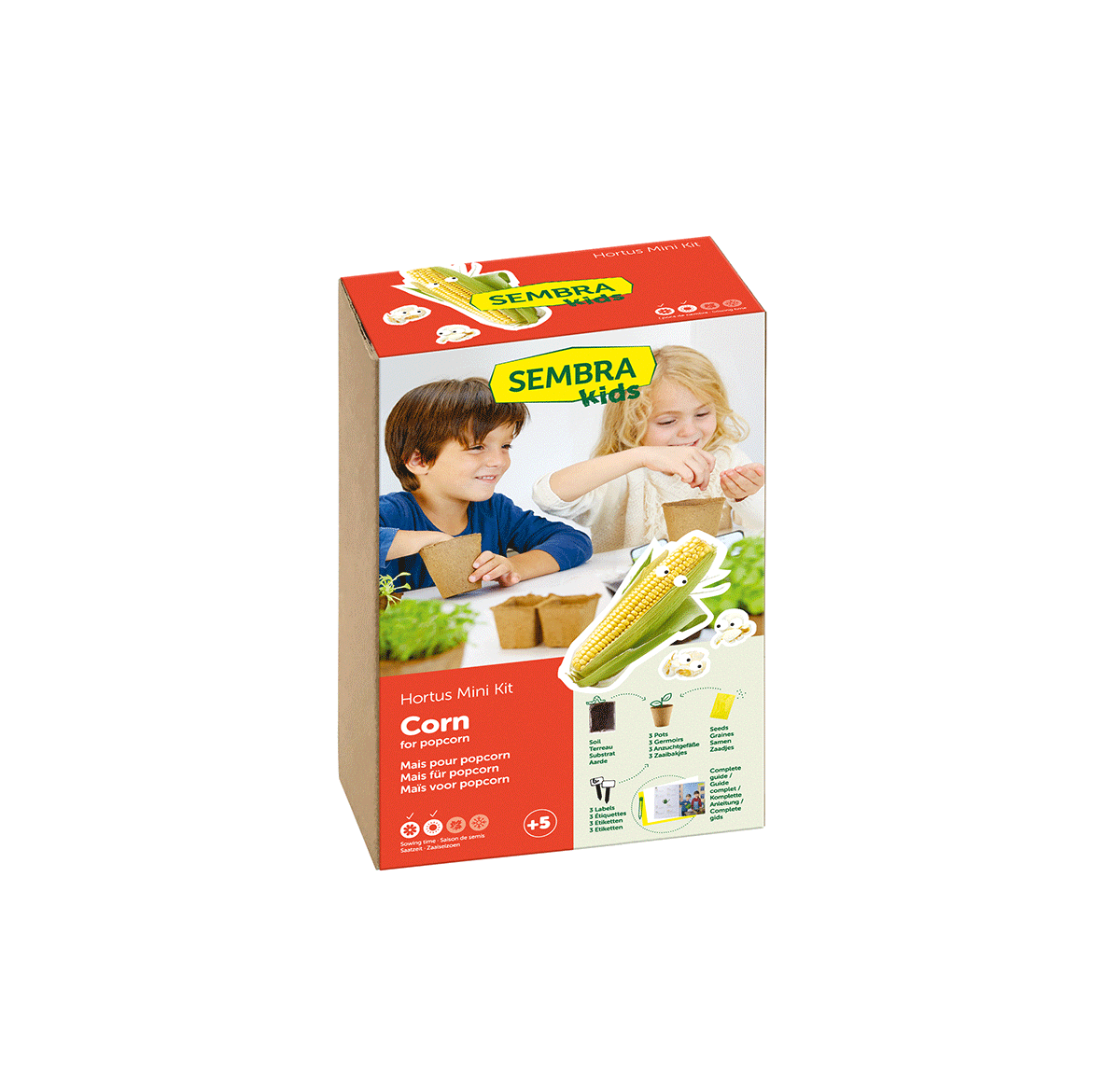 Traditional Garden Games Sembra Corn for Popcorn Kit